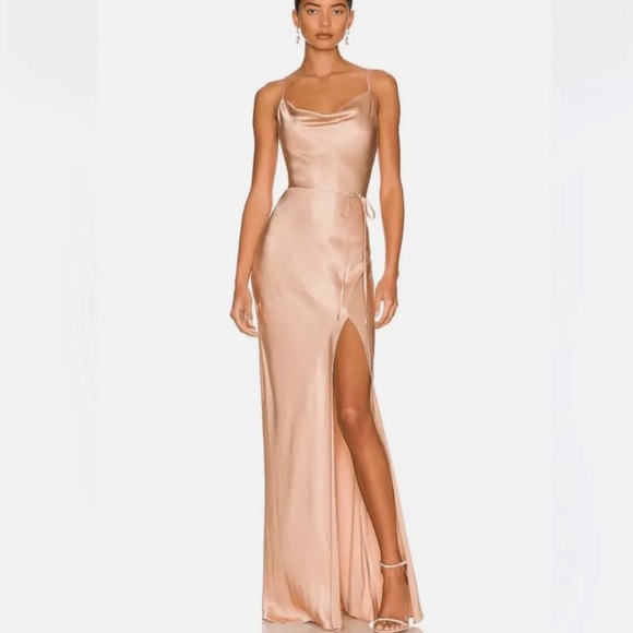 Shona Joy Dresses & Skirts - Shona Joy La Lune Bias Cowl Maxi slip dress